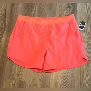 Lands End Coral Swim Shorts Swim Bottoms Lined Pockets NWT Women’s size 18